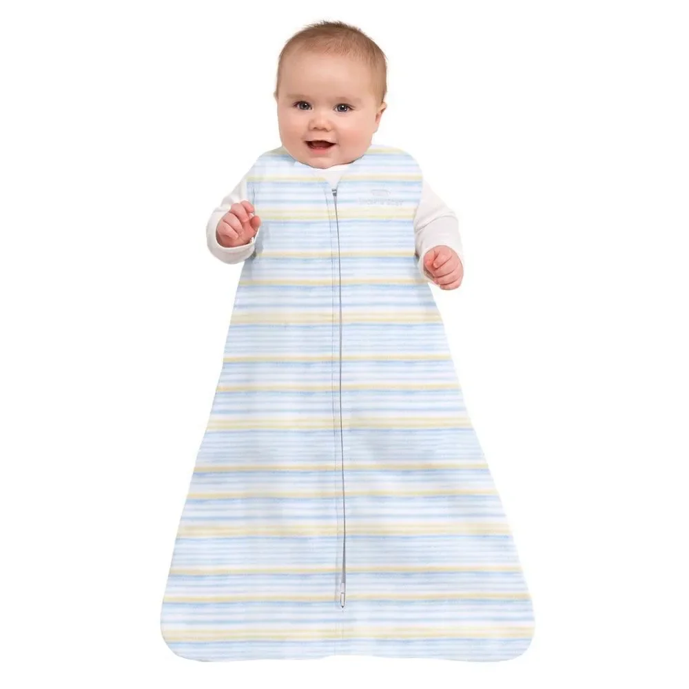 Set of 2 Halo Wearable Blanket Sleep Sack 100% COTTON | BLUE 0-6 months